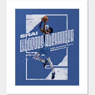 Shai Gilgeous-Alexander Oklahoma City Stretch Posters and Art